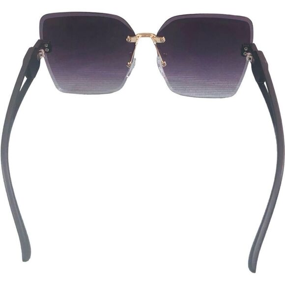 NEW Fashion Inspired Black GG Gradient Sunglasses - Picture 5 of 7